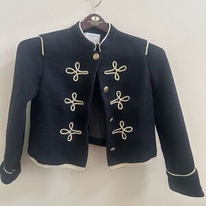 ZARA kids Navy Blue Military Style Jacket